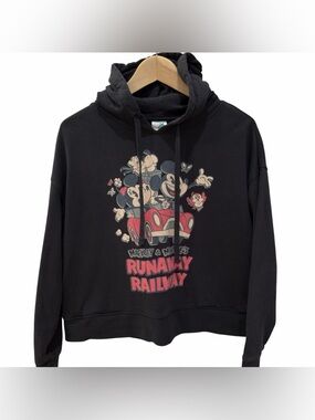 Disney Parks Mickey & Minnie’s Runaway Pullover Railway Hoodie Size Medium 2026